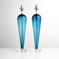 Pair of Large Murano Lamps - Sold for $2,500 on 11-22-2014 (Lot 639).jpg
